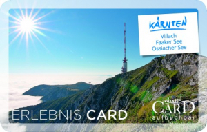Erlebnis CARD der Region Villach Faaker See Ossiacher See